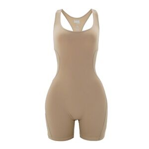 Women's Tan Jumpsuit